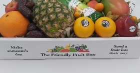 apple juice and fruit friendly box for delivery