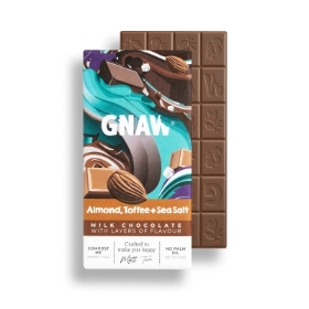 Gnaw Almond Toffee & Sea Salt Bar